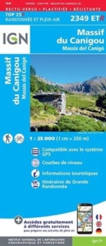 Massif du Canigou, Sheet map, folded Book Massif du Canigou, Sheet map, folded Book