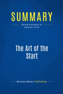 Summary: The Art of the Start