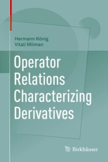 Operator Relations Characterizing Derivatives