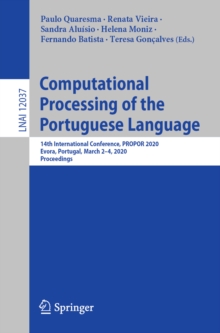 Computational Processing of the Portuguese Language : 14th International Conference, PROPOR 2020, Evora, Portugal, March 2-4, 2020, Proceedings