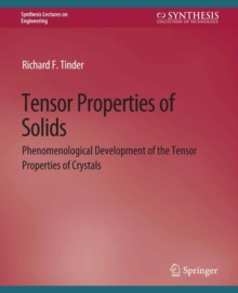 Tensor Properties of Solids, Part One : Equilibrium Tensor Properties of Solids