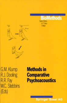 Methods in Comparative Psychoacoustics