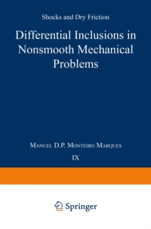 Differential Inclusions in Nonsmooth Mechanical Problems : Shocks and Dry Friction