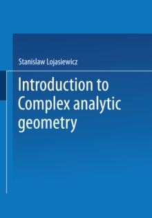 Introduction to Complex Analytic Geometry