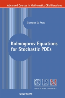 Kolmogorov Equations for Stochastic PDEs