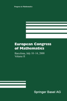 European Congress of Mathematics : Barcelona, July 10-14, 2000 Volume II