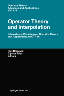 Operator Theory and Interpolation : International Workshop on Operator Theory and Applications, IWOTA 96