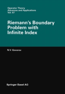 Riemann's Boundary Problem with Infinite Index