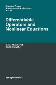 Differentiable Operators and Nonlinear Equations