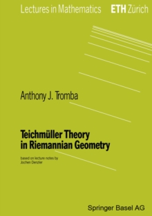 Teichmuller Theory in Riemannian Geometry