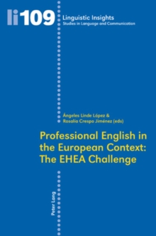 Professional English in the European Context: the EHEA Challenge