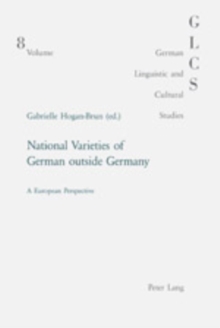 National Varieties of German outside Germany : A European Perspective