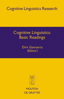 Cognitive Linguistics: Basic Readings