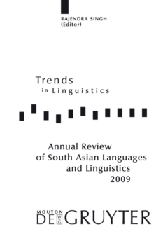 Annual Review of South Asian Languages and Linguistics : 2009