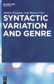 Syntactic Variation and Genre