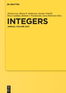 Integers : Annual Volume 2013