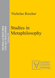 Studies in Metaphilosophy