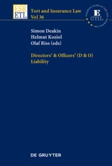 Directors & Officers (D & O) Liability