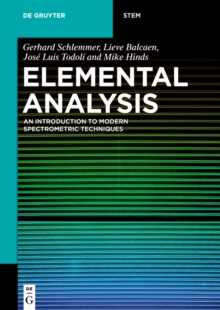 Elemental Analysis : An Introduction to Modern Spectrometric Techniques