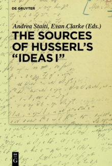 The Sources of Husserl's 'Ideas I'