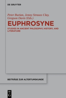 Euphrosyne : Studies in Ancient Philosophy, History, and Literature