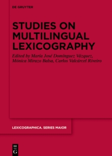 Studies on Multilingual Lexicography