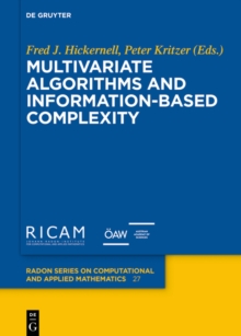 Multivariate Algorithms and Information-Based Complexity