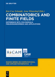 Combinatorics and Finite Fields : Difference Sets, Polynomials, Pseudorandomness and Applications