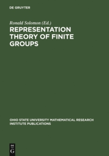 Representation Theory of Finite Groups : Proceedings of a Special Research Quarter at the Ohio State University, Spring 1995