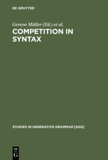 Competition in Syntax