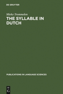 The Syllable in Dutch