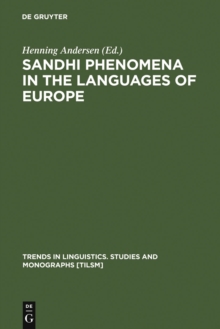 Sandhi Phenomena in the Languages of Europe