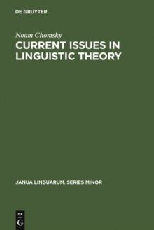 Current Issues in Linguistic Theory