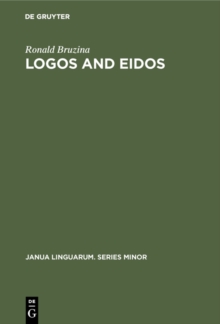 Logos and Eidos : The Concept in Phenomenology