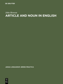 Article and Noun in English