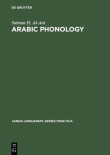 Arabic Phonology : An Acoustical and Physiological Investigation