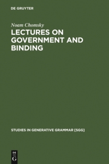 Lectures on Government and Binding : The Pisa Lectures