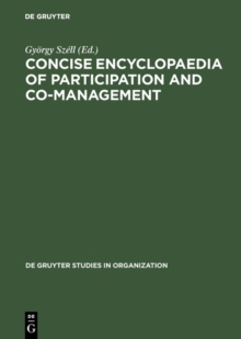 Concise Encyclopaedia of Participation and Co-Management