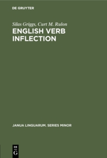 English Verb Inflection : A Generative View