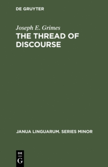 The Thread of Discourse