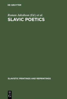 Slavic Poetics : Essays in Honor of Kiril Taranovsky