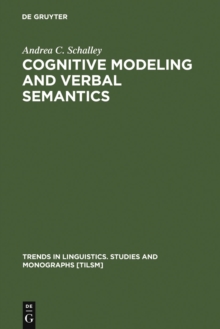 Cognitive Modeling and Verbal Semantics : A Representational Framework Based on UML