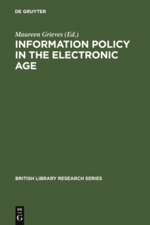 Information Policy in the Electronic Age