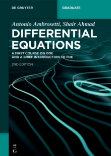 Differential Equations : A First Course on ODE and a Brief Introduction to PDE