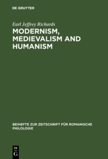 Modernism, medievalism and humanism : A research bibliography on the reception of the works of Ernst Robert Curtius