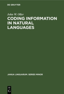 Coding information in natural languages