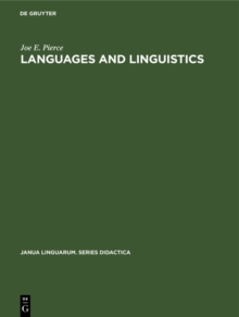 Languages and linguistics : An introduction