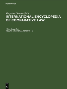 National Reports - U : Uganda, Union of Arab Republics, Union of Soviet Socialist Republics, United Arab Emirates, United Kingdom, United Kingdom Dependent Territories, United States of America, Upper