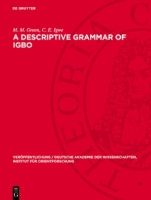 A Descriptive Grammar of Igbo