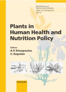 Plants in Human Health and Nutrition Policy